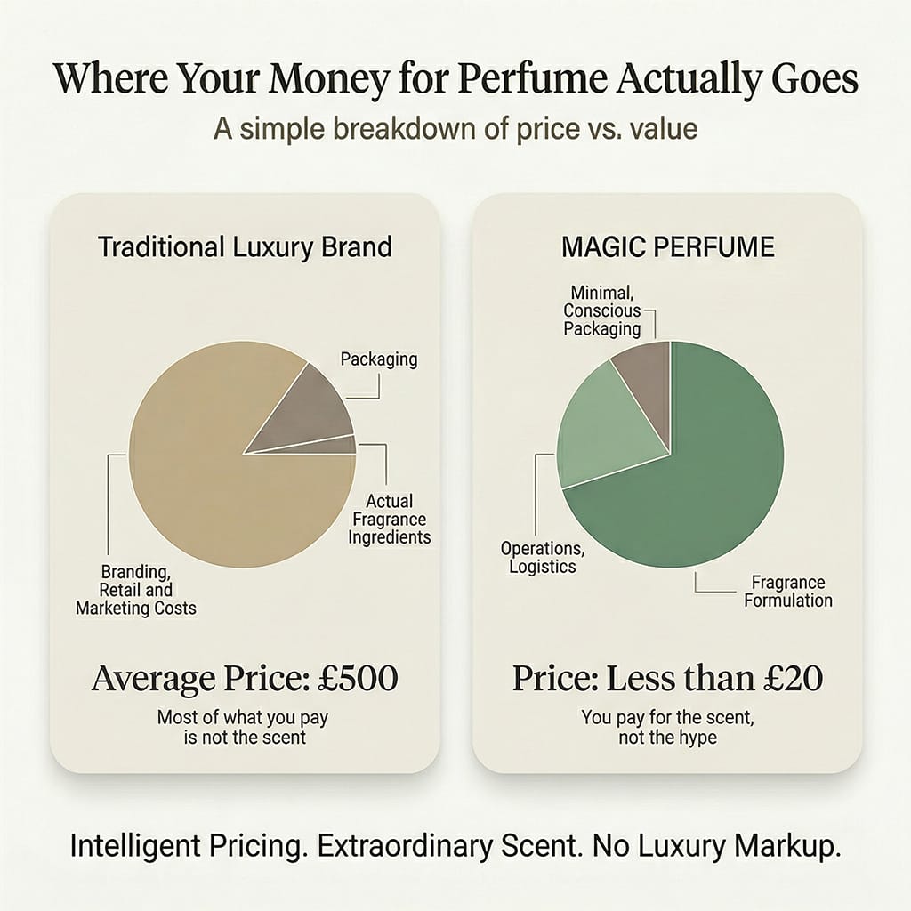 4x 30ml Perfume Bottles